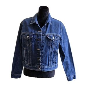 Levi Strauss Medium Wash Denim Jacket Womens Size Medium Women's